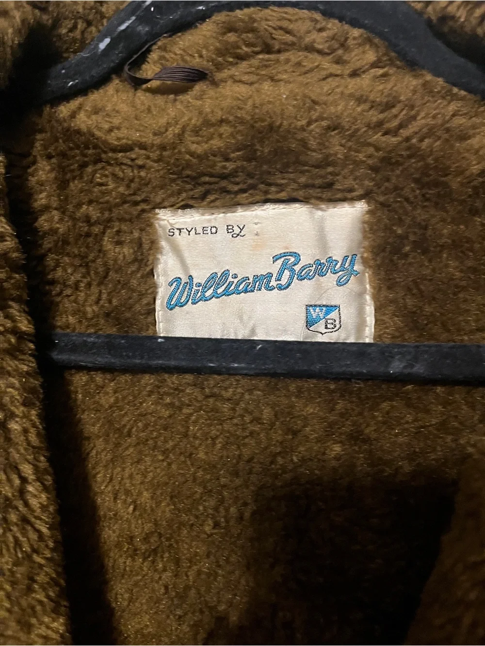 William Barry Men's Tan/Brown Corduroy Sherpa Jacket
